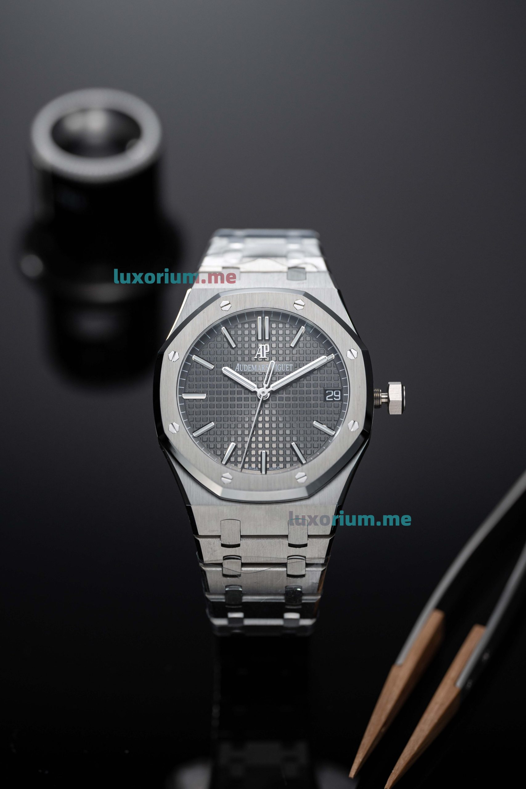 APS4302 Audemars Piguet Royal Oak 15500ST.00.1220ST.02, grey dial, super replica