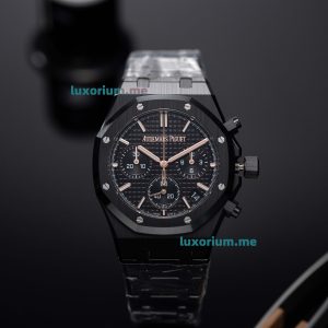 APS4401 Royal Oak Chronograph 26240CE.OO.1225CE.02 Black Ceramic Dial Super Copy