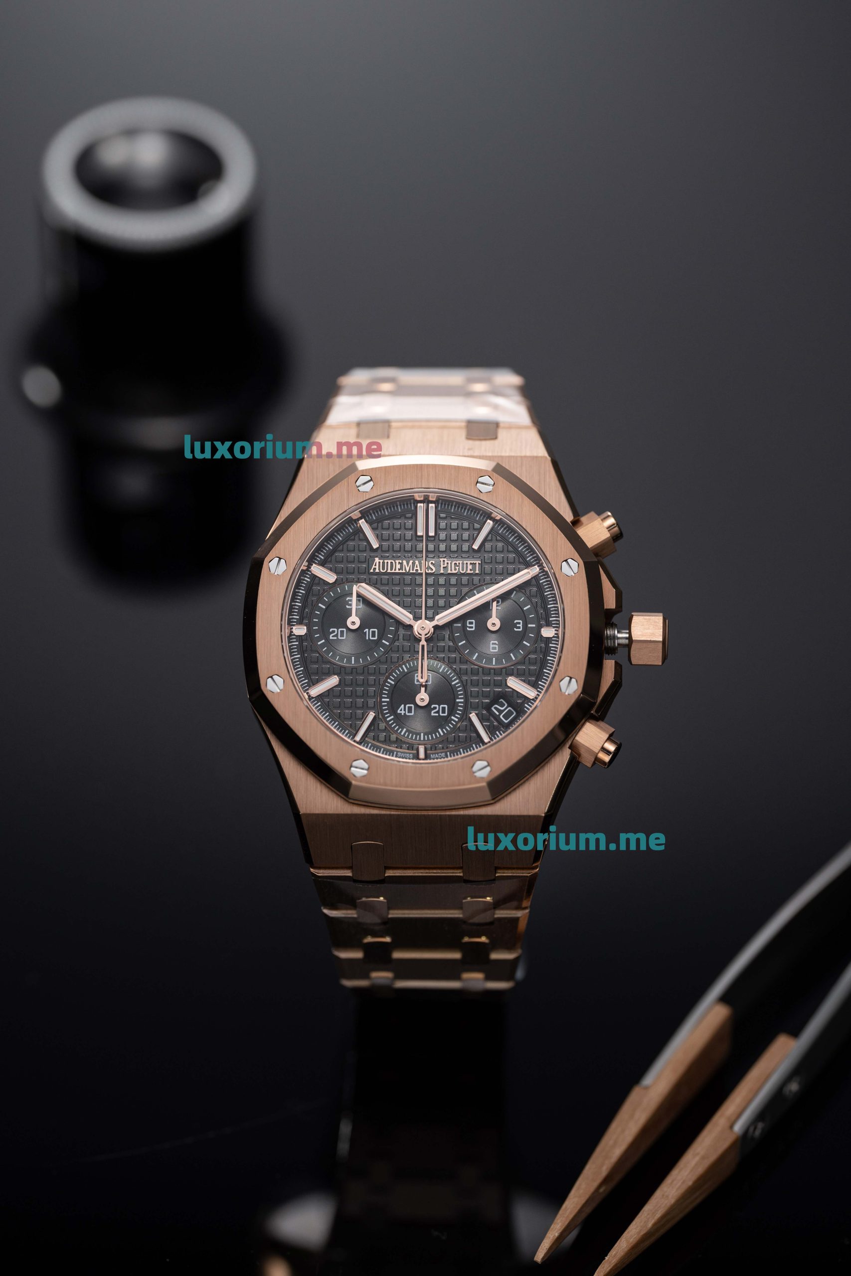 APS4401 Royal Oak Chronograph 26240OR Grey Dial Super Copy