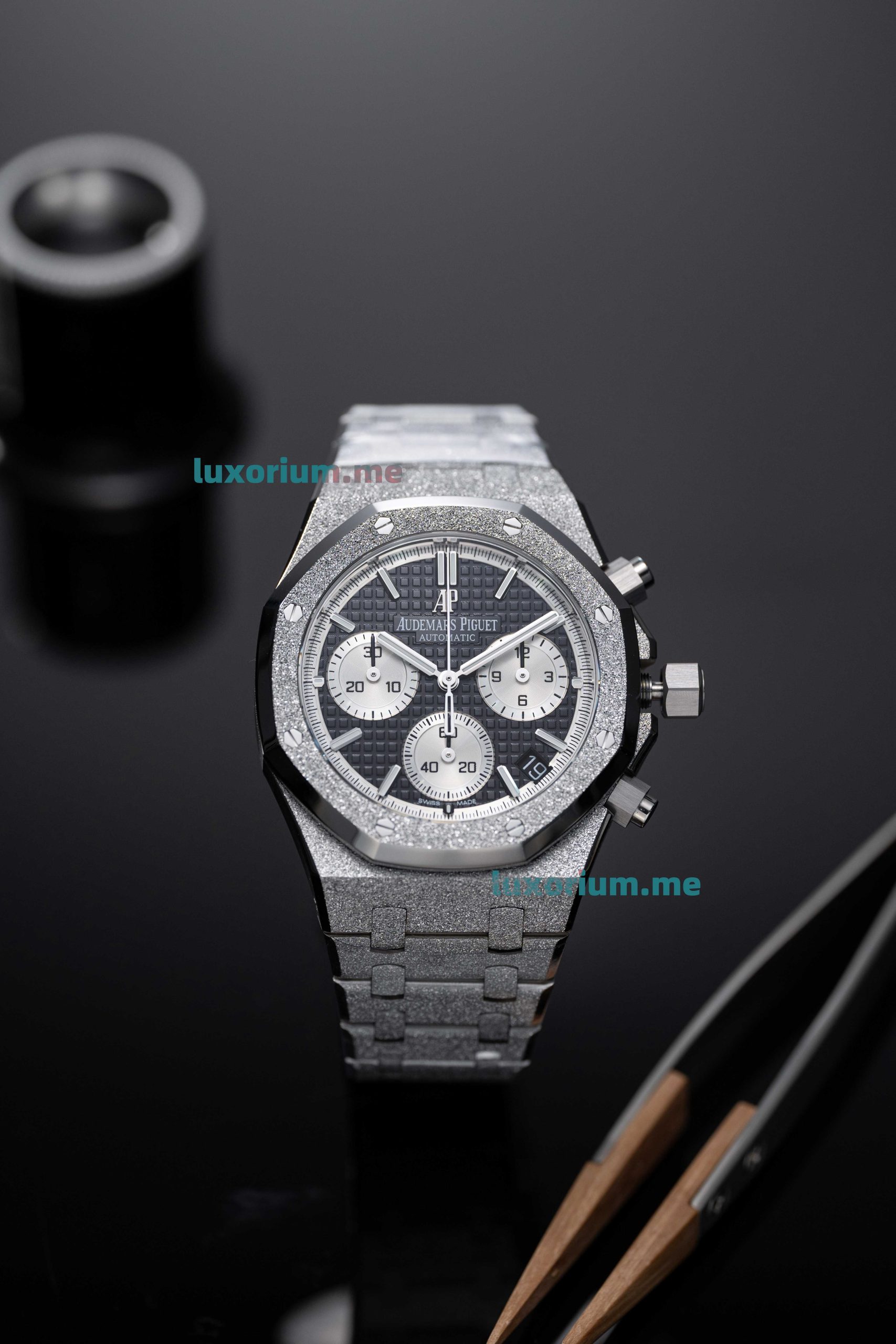 APS4401 Royal Oak Chronograph 26239BC.GG.1224BC.02 Matte Black Dial Super Copy