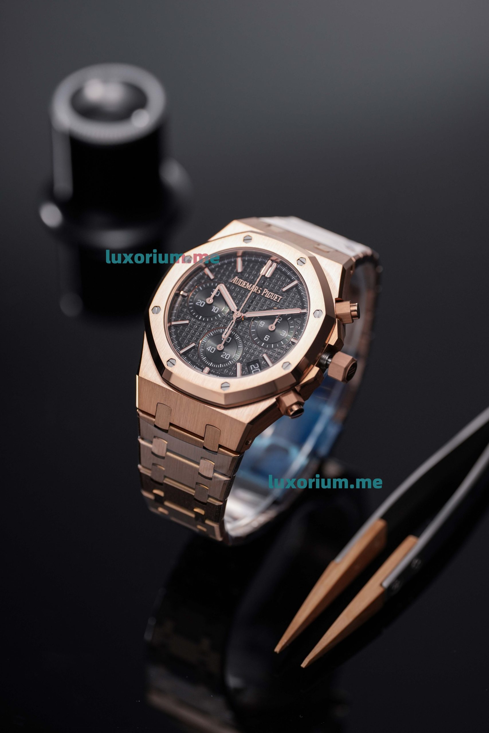 APS4401 Royal Oak Chronograph 26240OR Grey Dial Super Copy - Image 2