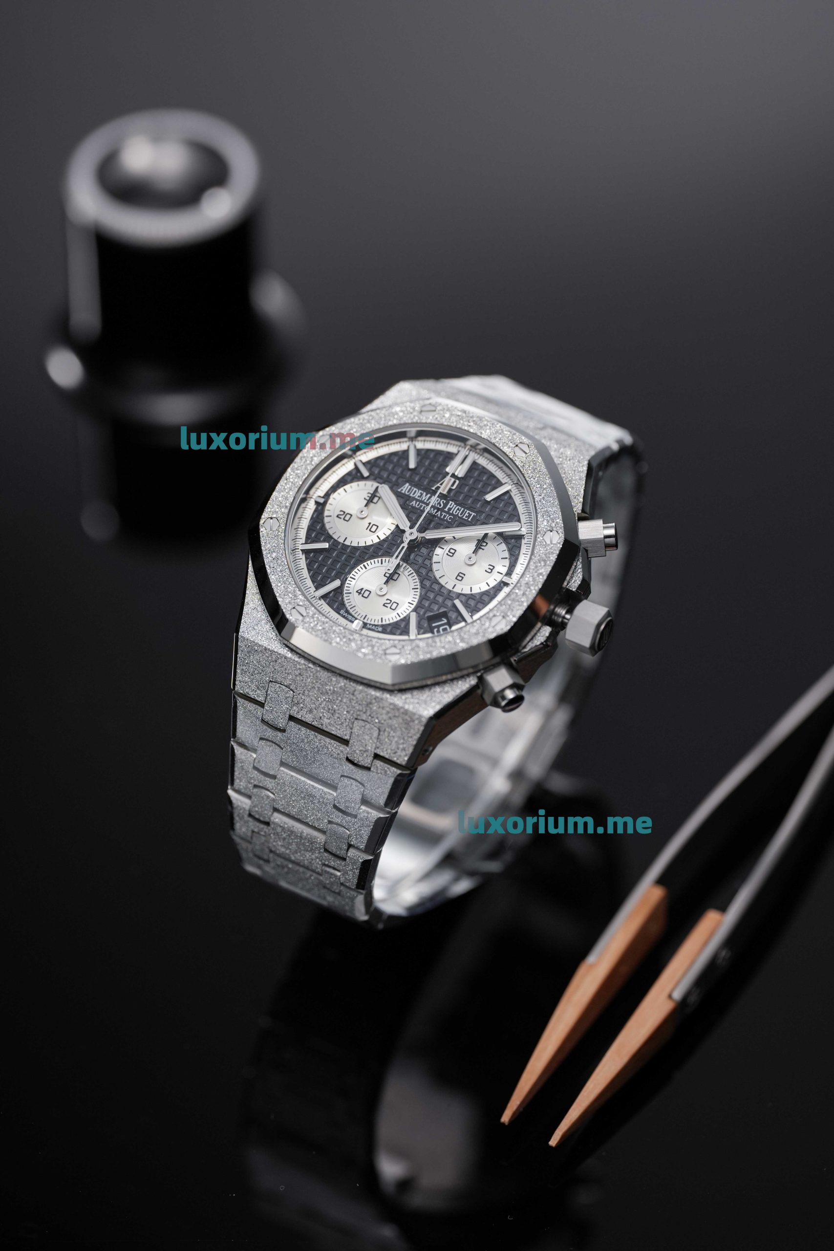 APS4401 Royal Oak Chronograph 26239BC.GG.1224BC.02 Matte Black Dial Super Copy - Image 2