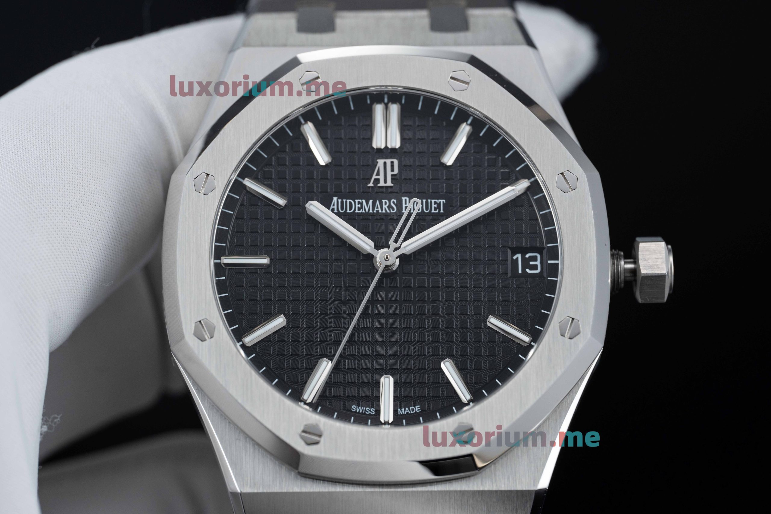 APS4302 Audemars Piguet Royal Oak 15500ST.00.1220ST.03 Black Dial, Super Copy - Image 18
