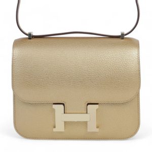 Hermès Constance Mini 19 Y9 Gold-Tone