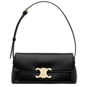 Celine shiny calfskin top handle shoulder bag