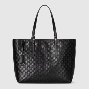 Large tote bag with GG badge