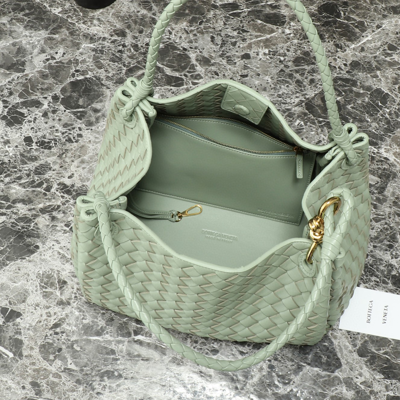 Bottega Veneta Large Intrecciato Leather Shoulder Bag - Image 16