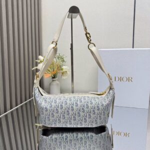 D-Journey cowhide leather brand print shoulder bag