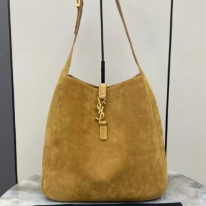 YSL LE 5 À 7 large soft suede handbag