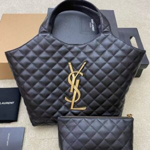 YSL ICARE in quilted lambskin