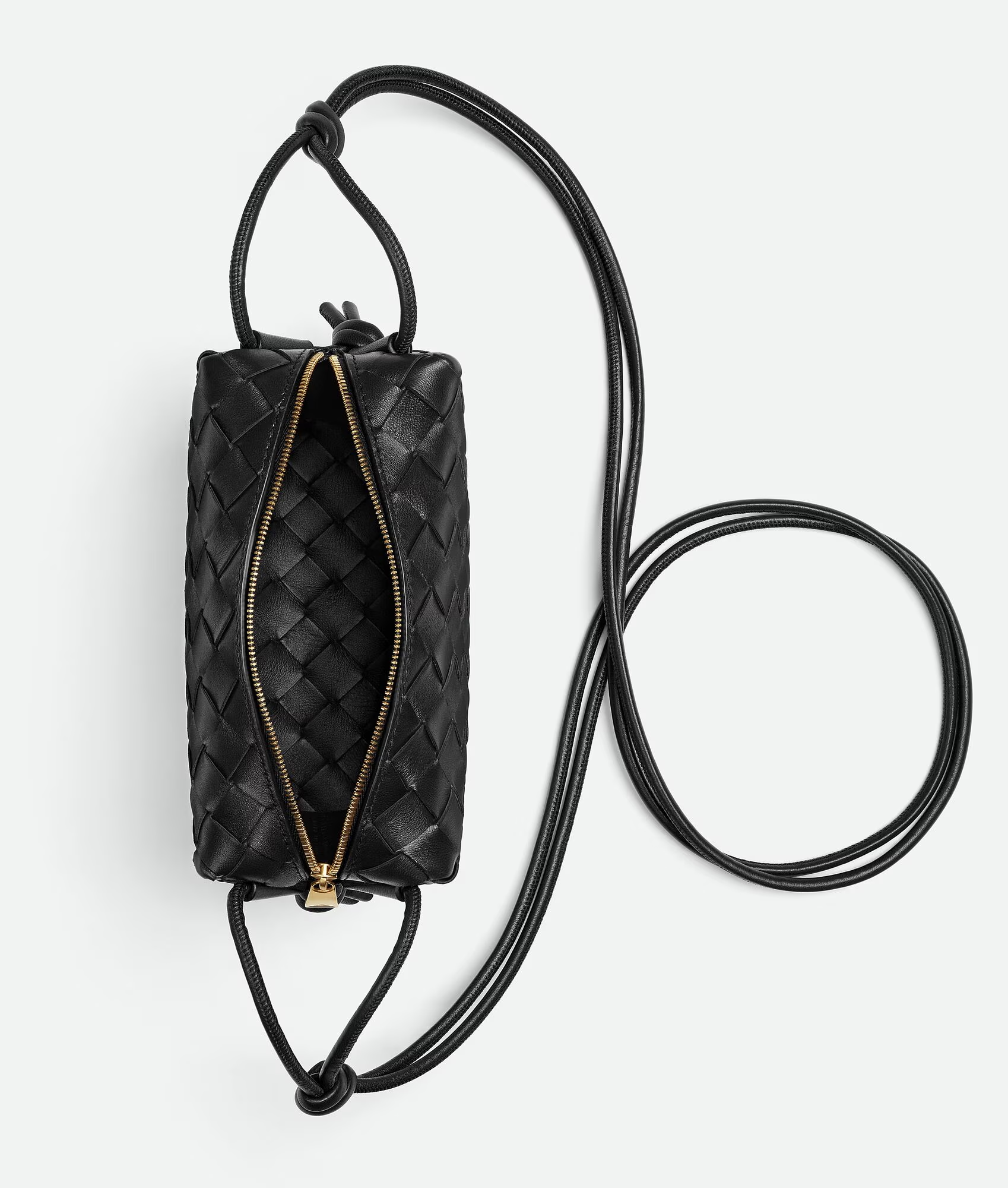 Bottega Veneta Intrecciato Leather Crossbody Bag - Image 3