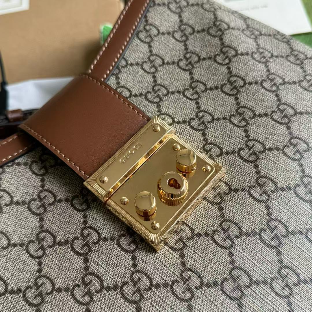 GG padlock large shoulder bag - Image 4