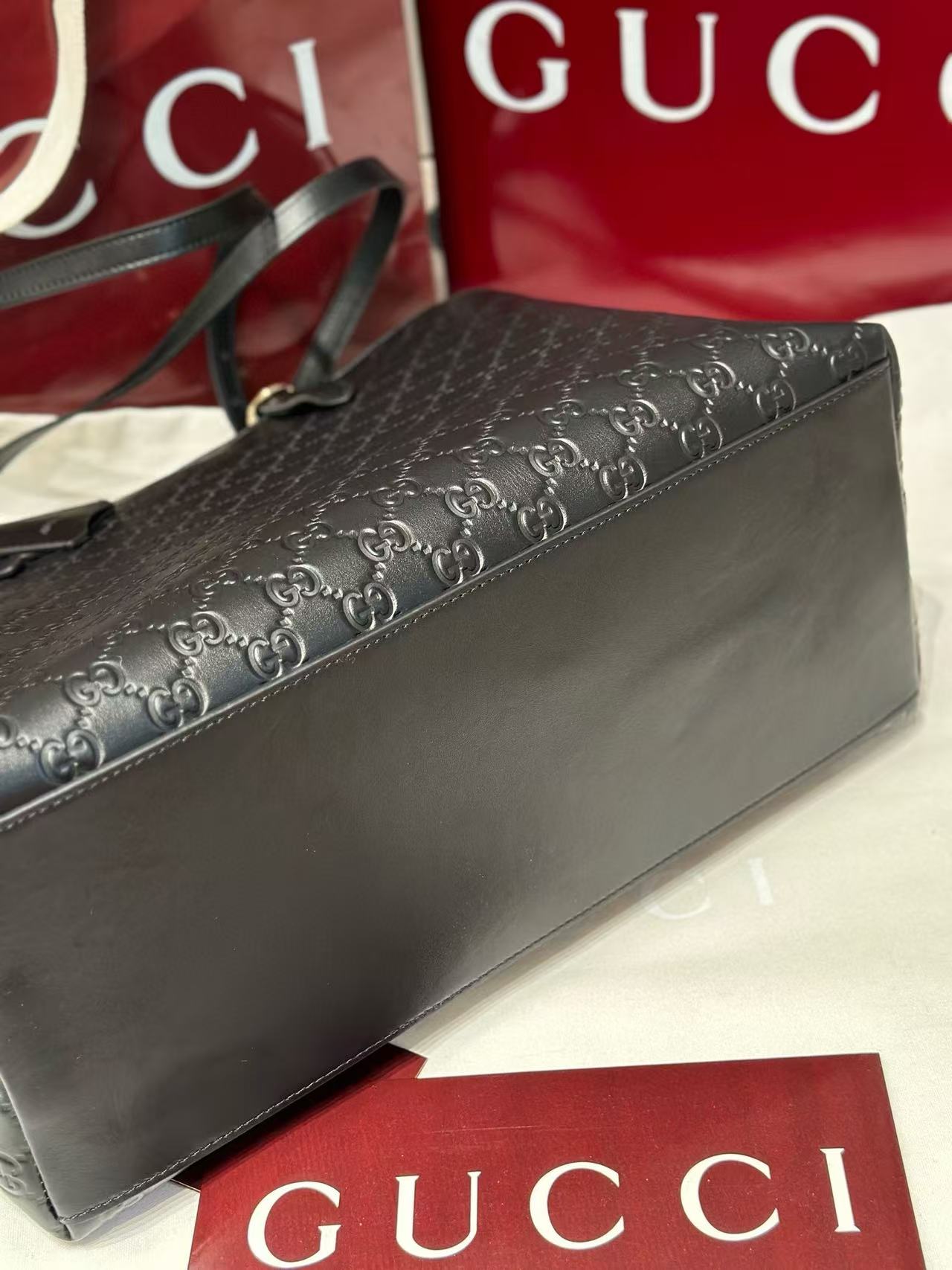 Large tote bag with GG badge - Image 8