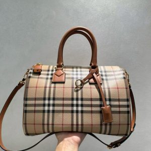 Burberry Medium Check Bowling Bag