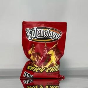 Balenciaga potato chip bag clutch