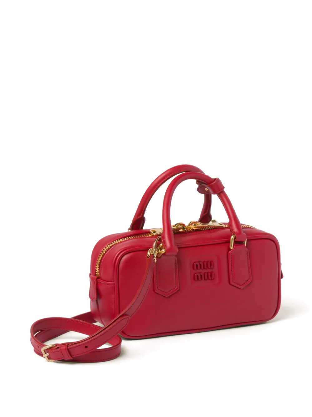 Miu Miu Arcadie leather tote bag