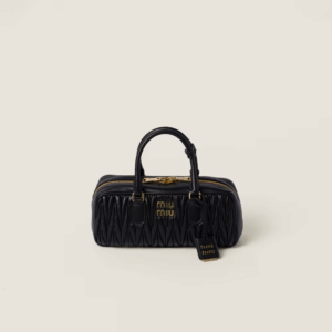 Arcadie matelassé nappa leather bag