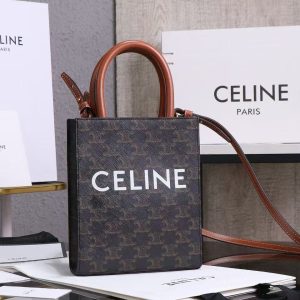 CELINE Triomphe Small Bucket Bag