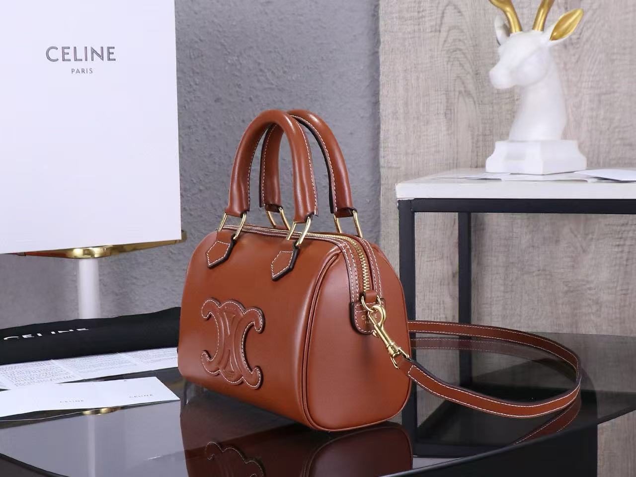 Celine Small Boston Bag in Smooth Calfskin - Image 3