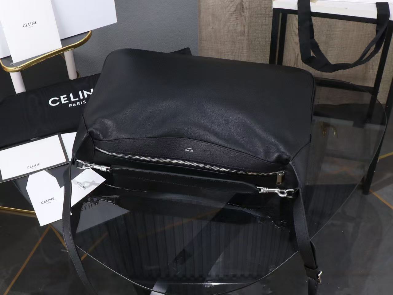 CE new Romy men's large size with iconic print and cowhide leather edging - Image 7