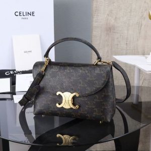 Celine TEEN NINO logo print handbag