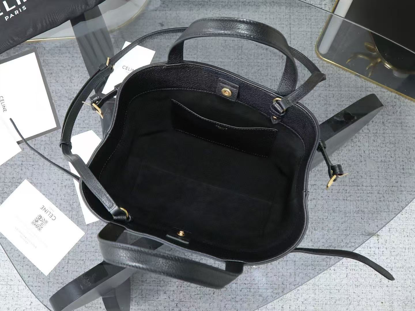 cabas anais bag in grained calfskin - Image 8