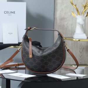 CelineTEEN CELINE LULU logo print handbag