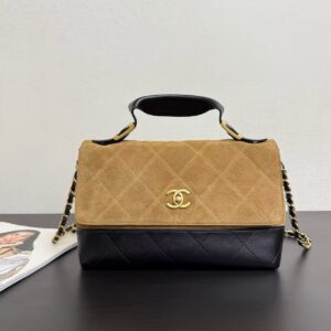 CHANEL 25A leather chain calfskin single compartment handbag