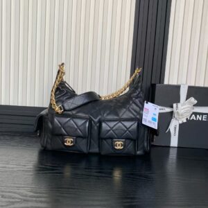 CHANEL 25C lambskin shoulder bag