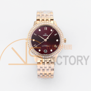 VS 8800 434.55.34.20.61.001 Women's Omega Red Dial Super Replica