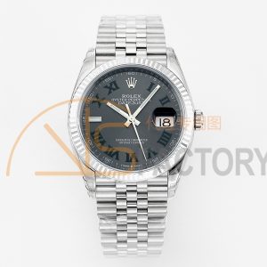 VS3235 Rolex M126334-0022 Grey Dial Super Copy