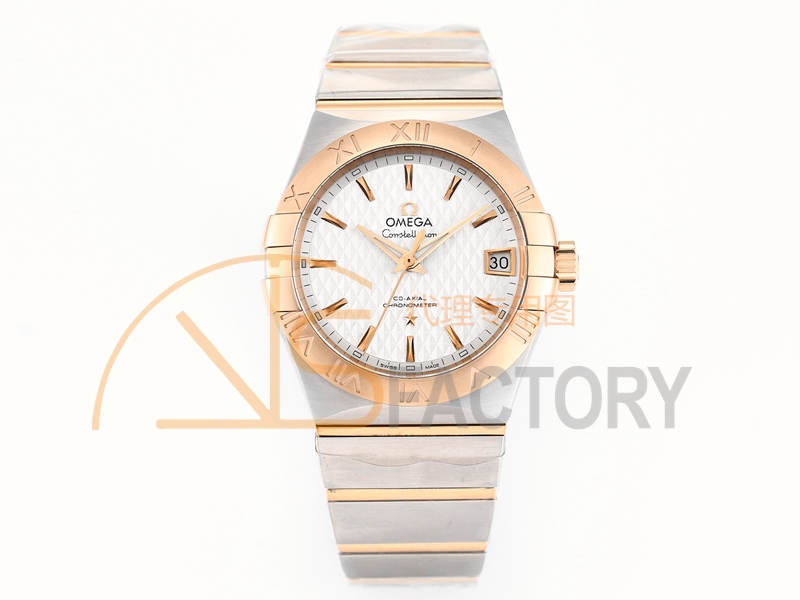 VS 8500 Omega 123.20.38.21.02.007 White Dial Super Replica