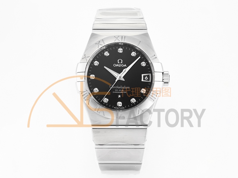 VS 8500 Omega 123.10.38.21.51.001 Black Dial Super Replica