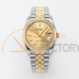 VS L3235 Rolex mm126233-0015 gold dial super copy