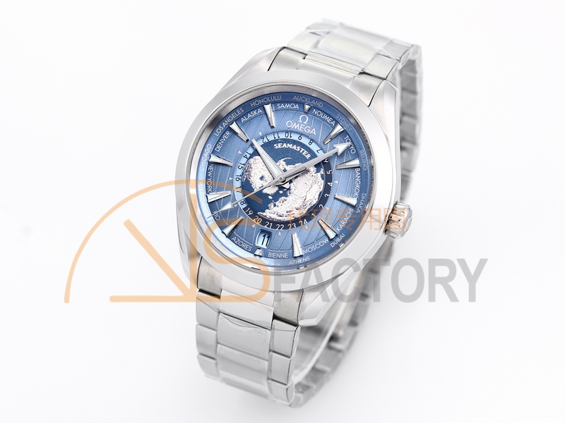 VS 8938 220.10.43.22.03.002 Omega Blue Dial Super Replica - Image 2