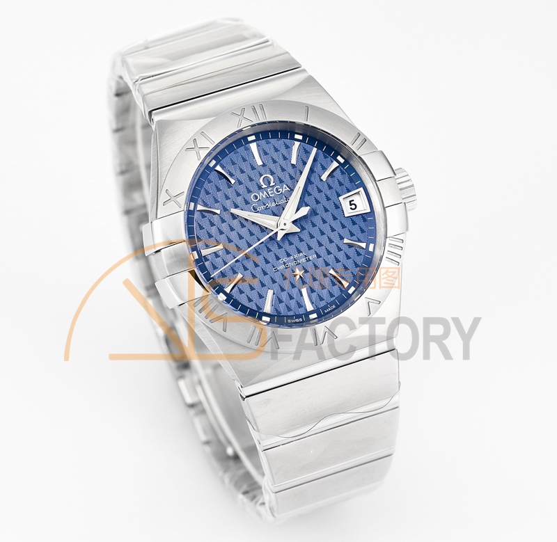 VS 8500 Omega 123.10.38.21.03.001 Blue Dial Super Replica - Image 3