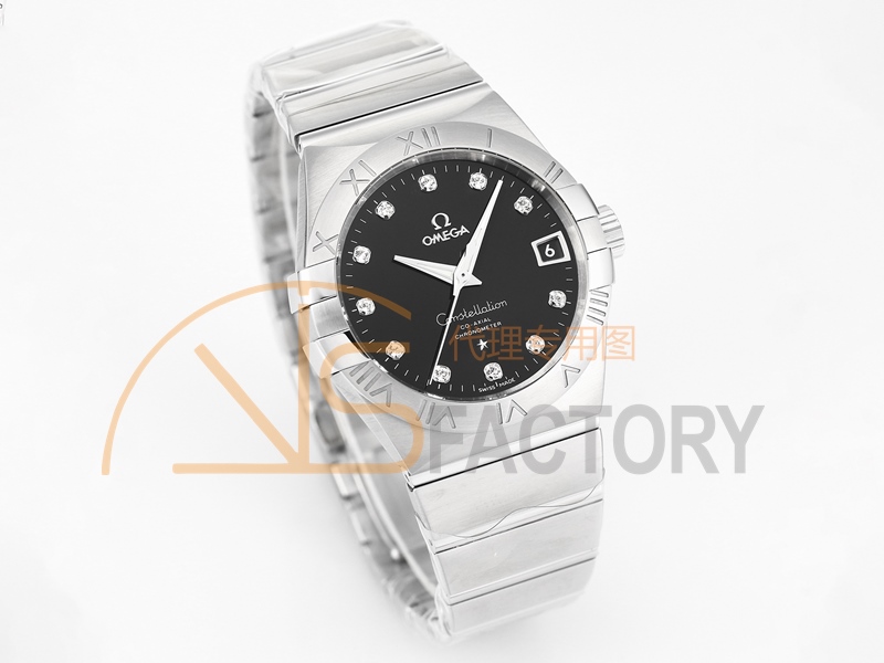 VS 8500 Omega 123.10.38.21.51.001 Black Dial Super Replica - Image 3
